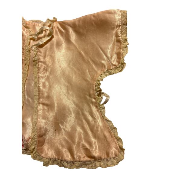 Vintage Pryde-N-Joy Pink Infant Lace, Approx. 3-6 months - Picture 3 of 7